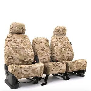 New Coverking Seat Covers Ford F250 F350 19-22 Multi-Cam Ballistic Camo Skanda